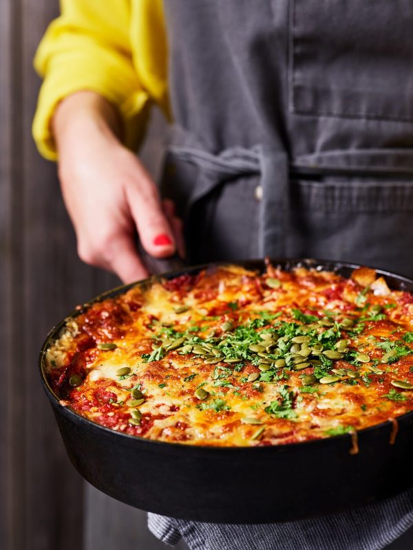 Bönlasagne med fetaost och spenat Risenta