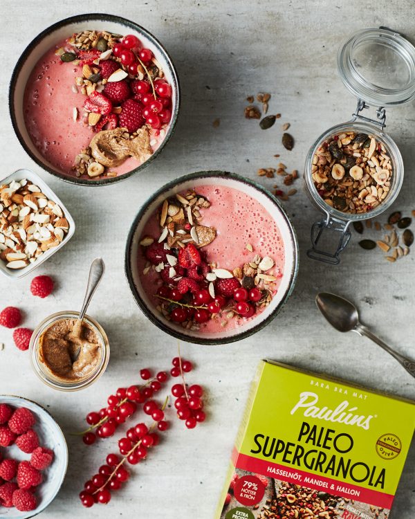 Hallon smoothie bowl Pauluns